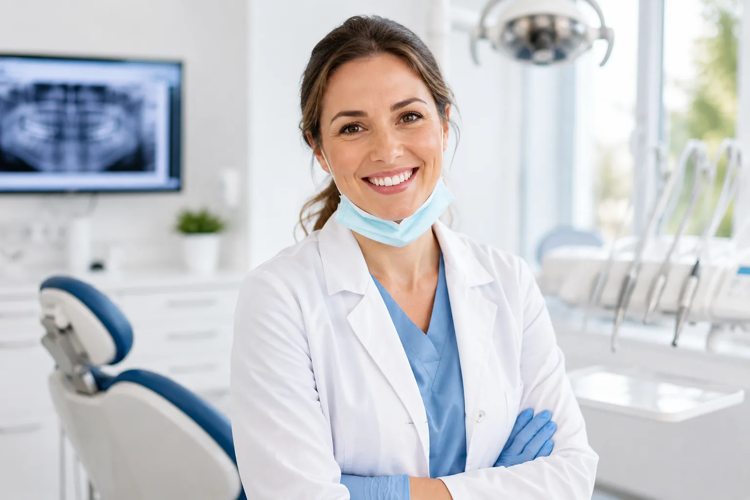 FlosSafe in a dental practice or clean clinical setting